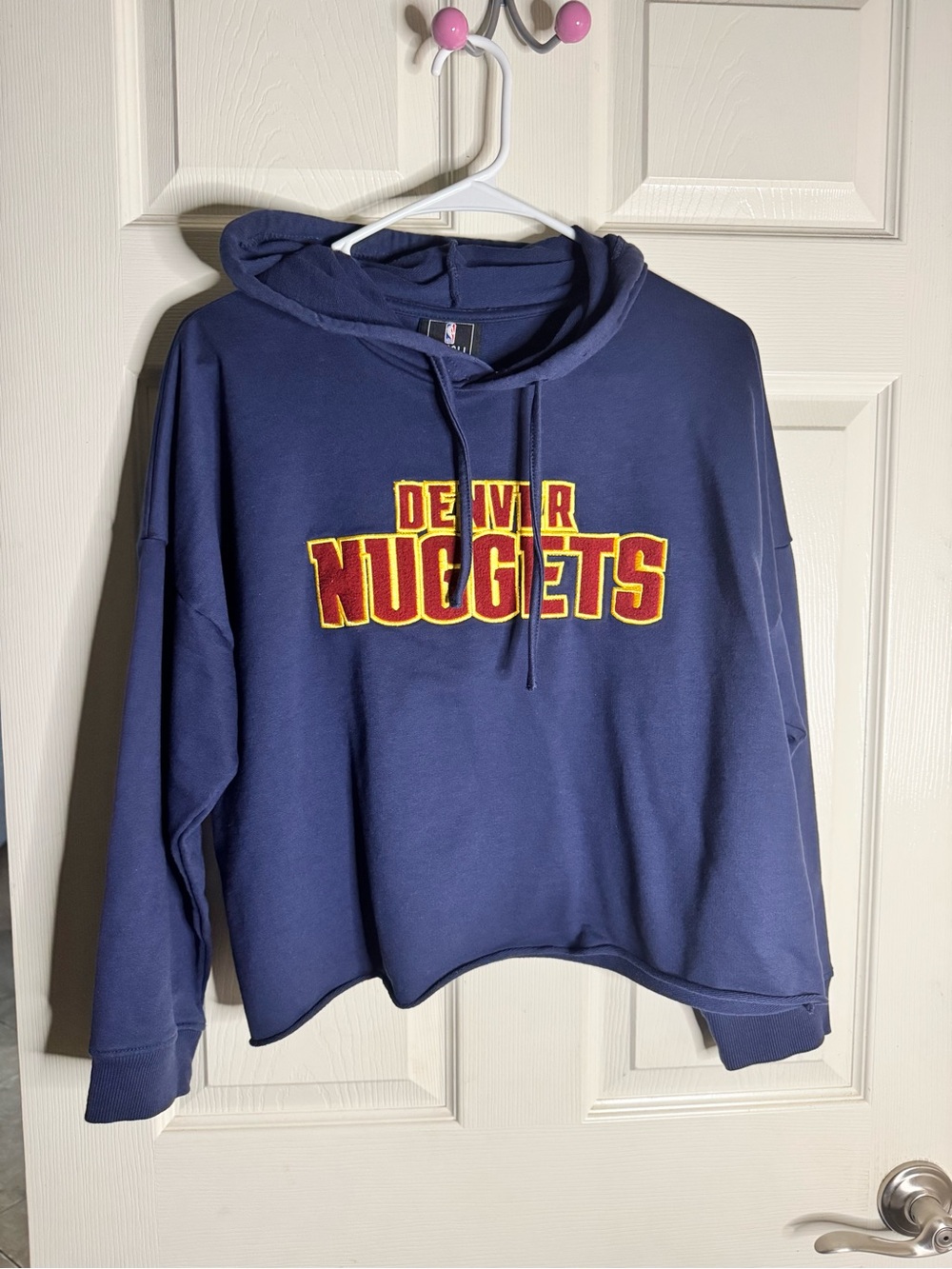 Denver Nuggets Navy Hooded Sweatshirt for Women